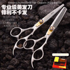 EDWARD professional hairdressing scissors bangs scissors flat scissors hair salon home professional thinning scissors tool set C45 high screw flat scissors set