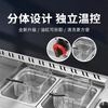 Commercial hand cake machine, frying griddle, frying pan, Teppanyaki all-in-one machine, gas stall, gas grilled cold noodles, electric oven, electric heating model 55x35 griddle.