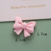 Macaron color bow diy resin jewelry accessories homemade mobile phone case hairpin hairpin decorative material purple