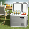 Midea Car Refrigerator Mini Home Small Office Dormitory Rental Refrigerator Freezer Mini Refrigerator Freezer Dual-Use for Car and Home - Dual Zone Design - 44L