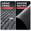 Nafuniao door mats are dust-repellent, waterproof, anti-fouling and wear-resistant, double-striped anti-slip floor mats 50*80cm gray