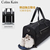 Colins Keirs travel bag men's portable large-capacity luggage bag women's crossbody bag men's fitness bag men's dry and wet separation sports training bag black large size