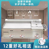 Dekbon's new griddle, fryer, stall all-in-one machine, hand cake machine, gas teppanyaki equipment, frying pan, oden cooking 82 single + frying basket with lid