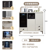 Zetian all-aluminum tea bar machine with refrigerator refrigeration high-end smart office living room integrated sideboard tea cabinet off-white hot and cold type three doors with disinfection