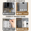 See below the gas water heater shielding cover, hole-free plate, punch-free storage rack, wall-mounted boiler gas pipe ugly artifact, high-grade gray, width 35 height 30 depth 17 accessories set