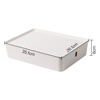 Deli storage box with lid, sundries, snacks, toys, cosmetics, stationery, desktop storage box, storage box, large size 5L