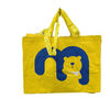 Mai Zhenxuan Metro logo supermarket shopping portable woven environmentally friendly bag large capacity 5339.528cm blue horizontal large size