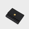 YUYULA cowhide short women's wallet student folding mini coin purse multi-card slot multi-functional wallet light luxury clutch bag