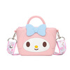 Melody Coin Purse Children's Bag Coin Purse Crossbody Bag Toy Bag Ins Style Cute Cartoon Silicone Full Body Rabbit Purple
