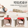 Mengshi Pregnant Women's Hair Shampoo Recliner Children's Baby Children's Hair Shampoo Artifact Household Foldable Adult Shampoo Bed Pavel Gold-PU Soft Cushion + Shampoo Basin + Drainage Pipe