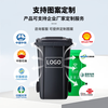 Tianshu 240-liter plastic sanitation trash can with wheels, clamshell classification, thickening, trailer-type room, outdoor large size, large capacity, property, hotel, commercial, Shanghai standard brown (wet garbage)
