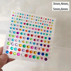 Gemeng rhinestone semicircle pearl veneer makeup eye makeup bright diamond tear diamond sequin sticker children's stage makeup sticker face accessories