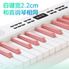 Beethostar foldable electric piano 61-key electronic piano portable for adults, children and kindergarten teachers to perform professional piano