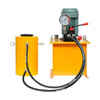 Shanghai Gongding hollow electric hydraulic jack separate hollow vertical double-acting large tonnage 30t100T200 tons 100 tons stroke 257mm center hole 79.2