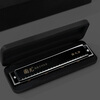 Guoguang 24-hole Guozhimeng competition-level polyphonic C-key Athens black harmonica (scale logo, with teaching materials)