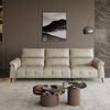 Quanyou Home First-layer cowhide leather sofa living room modern simple straight-row leather art light luxury sofa home new model