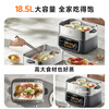 Joyoung electric steamer 18.5L large capacity three-layer 0-coated 304 stainless steel can be reserved. Household multi-functional hot pot, stew and steaming all-in-one electric hot pot multi-purpose pot GZ998