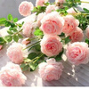 3 peonies artificial flowers wedding decoration artificial flowers artificial peonies home living room decoration flowers three peonies (white) 1 branch
