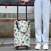 Japanese brand imported small trolley folding portable grocery shopping large capacity household portable trolley for middle-aged and elderly people to buy the following trolley models to enjoy the brand for 1 year