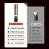 Baijie electric pepper grinder black household seasoning thickness peppercorn gravity sea salt induction pepper seasoning bottle rechargeable grinder one-click grinding thickness adjustable
