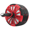 Snode abdominal wheel abdominal muscle wheel household roller giant wheel automatic rebound home fitness equipment E320 Chinese red_steel spring rebound_automatic rebound