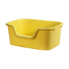 Cute star pet cat litter box, extra large space, deep anti-splash cat litter box, cat toilet, extra large anti-odor open type huge cat litter box