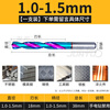 Juntuo 70-degree carbide tungsten steel drill bit for drilling high-hard super-hard twist drill bit for iron and stainless steel 1.0-1.5 (need to leave a message for a specification