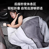 Fanshengyu Car Mattress Rear Folding Portable Universal Sleeping Mat Car SUV Inflatable Travel Camping Car Folding Bed Thickened Nappa Leather Black Red Line 130*80cm