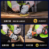 Dongcheng Brushless Rechargeable Angle Grinder Lithium Electric Grinder Multifunctional Cutting and Polishing Hand Grinder 630W 4.0Ah_One Battery, One Charge A