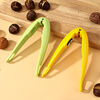 Andena's new chestnut opener peels chestnuts and peels raw chestnuts, knife clip, shell opening artifact, peeling tool, cross cutter, new fish-shaped chestnut opener (green)