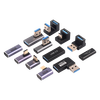 USB adapter Typec male to female mobile phone tablet 40G Thunderbolt 3/4 data cable extension 90 degrees L-shaped U Type-C male to USB3.2 female 10Gbps No specifications