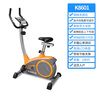 Kanglejia Home Exercise Bike Magnetic Control Spin Bike Bicycle Sports Fitness Equipment for Middle-aged and Old People K8601 Gray with Orange - Delivery Upstairs