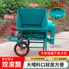 He Jiagong's new 136 double-drum rapeseed thresher, large-diameter wheat, soybeans, sorghum and sesame, multi-functional, single machine + pull-free diesel engine + wheels, double drum