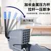 Commercial water press truck mop bucket wash mop squeeze water basket mop press water hotel mobile mop with wheels tussah water truck thickened 25L gray with drain port