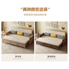Dayehe Maple sofa bed Nordic style ash solid wood sofa bed small apartment foldable sofa bed multi-functional storage 2.13 meters sponge type storage sofa bed