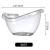 Enshousu PC acrylic ice bucket large creative iced soda drink ice bucket commercial ingot red wine champagne beer bucket 12L large ingot ice bucket 9637 holds about 20 small PC materials