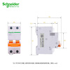 Schneider air switch 2P C63A E9 series small household miniature circuit breaker air switch without leakage protection EA9AN2PC63A