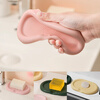 Novosil silicone soap box drains without water accumulation soap box bathroom hand-washing countertop soap tray milky white