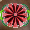 OEING Watermelon Cutting Artifact Extra Large Japanese Watermelon Cutting Fruit Knife Stainless Steel Segmentation and Corer Multifunctional Apple Cutting Extra Large Watermelon Cutting - Inner Diameter 27.5cm