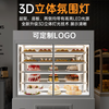 Chuanglai Vertical Cake Refrigerated Display Cabinet Air-cooled Frost-free Refrigerator Baking Coffee Milk Tea Bakery Western Pastry Dessert Mousse Low-Temperature Milk Beverage Front-Opening Height Preservation Freezer Supports Customization Size/Style/Configuration 2000*700*1800mm