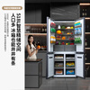 Xinfei Xiaobingguo 518L cross-door dual-clean dual-system active sterilization and ice-making first-class ultra-thin flat-mounted frost-free refrigerator BCD-518WKQS8AT
