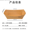 Kunsui disposable kraft paper boat box commercial snack French fries fried skewers barbecue open tray fried chicken boat shaped packaging box No. 3 kraft paper boat 50 pieces