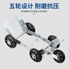 Beifote electric vehicle booster tire blowout self-rescue trailer moving car artifact dump truck motorcycle emergency self-rescue booster silver