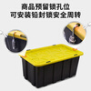 Gulihuang turnover box industrial product storage box plastic logistics box storage box finishing box small 620*415*225 with lid