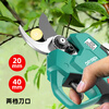 DAYIREN electric scissors, fruit tree pruning shears, rechargeable pruning shears, lithium battery gardening shears, pruning shears adapted to Dayi battery, pruning shears (D21 dual electric version) upgraded version, professional model/40mm