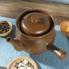 Persson boiled medicine casserole flattened medicine jar Chinese medicine pot old-fashioned unglazed medicinal meal pot gas stove medicine pot decoction medicine casserole 3.5L