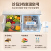 Haier refrigerator 659 liters four-door cross-bifold double-door first-class energy-efficiency energy-saving air-cooled frost-free household refrigerator 600 liters and above large capacity national subsidy 20% 659 liters + EPP ultra-clean system + oxygen barrier dry and wet + Wifi intelligent control