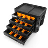 Tuobide four-layer drawer stackable tool box electrical parts storage box partition grid industrial grade camping vehicle combination