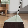 Broom single household single handle sweeping broom soft bristles enlarged broom combination non-stick hair long handle non-bending extended pole large broom glacier blue