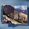 Harry Potter Mini Book Magical Scenes Warner Officially Authorized Harry Potter Art Album Movie Concept Art Design Mini Book Harry Potter Collection Palm Book Produced by Shuyi Design
